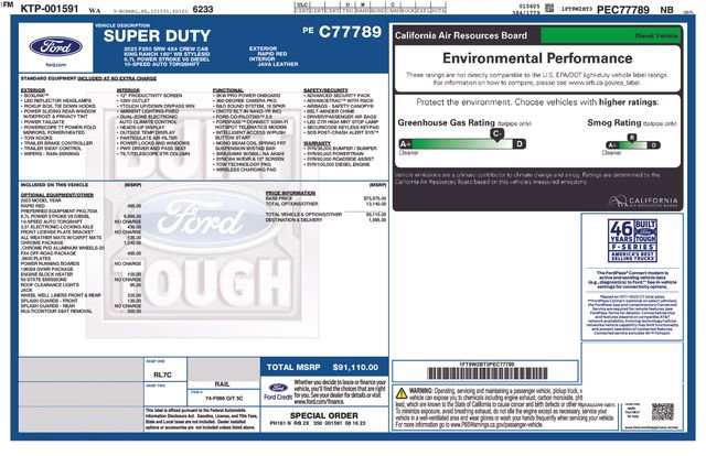 Certified 2023 Ford F250 King Ranch w/ Chrome Package image 43