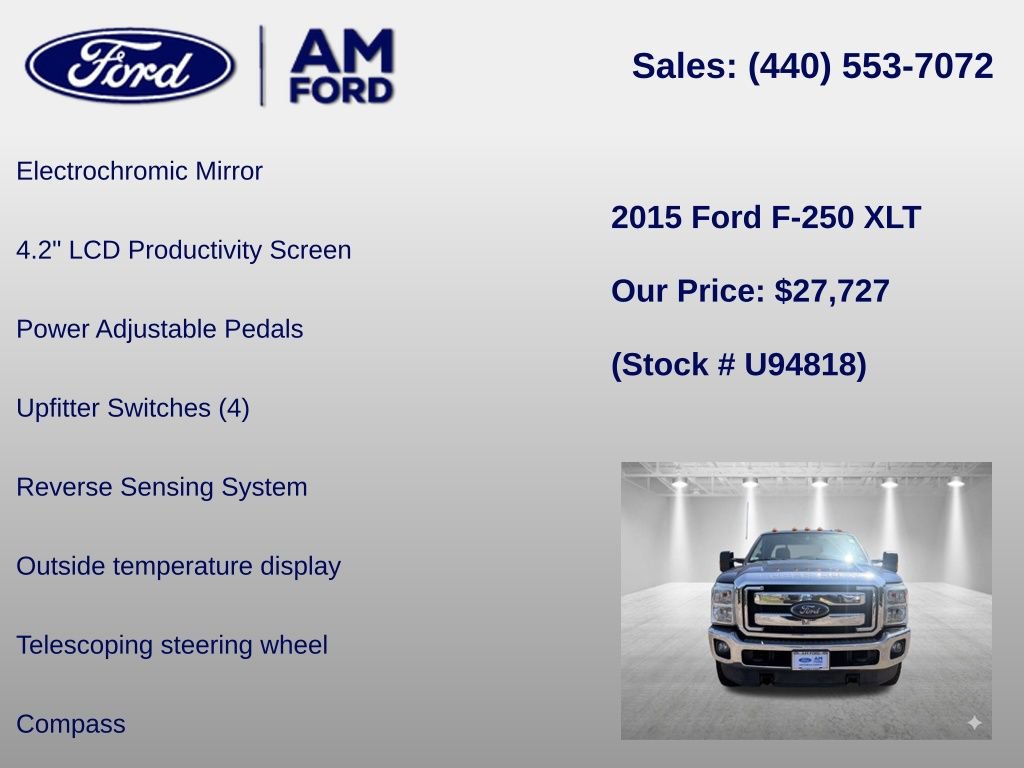 Used 2015 Ford F250 XLT w/ XLT Value Package AWD/4WD image 30