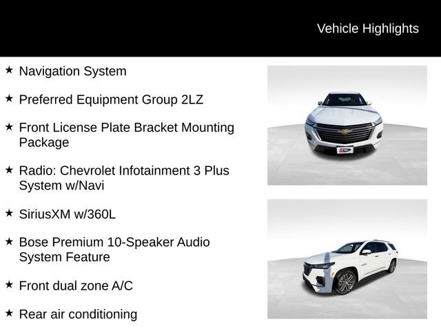 Certified 2022 Chevrolet Traverse High Country AWD/4WD image 13