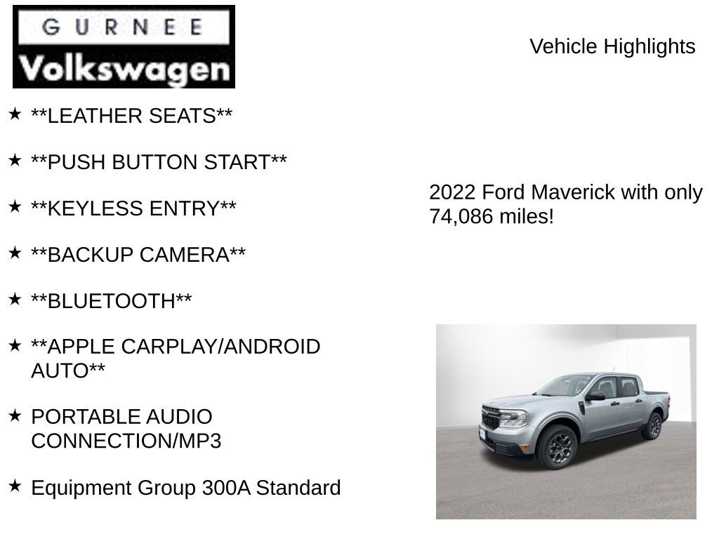 Used 2022 Ford Maverick XLT image 7