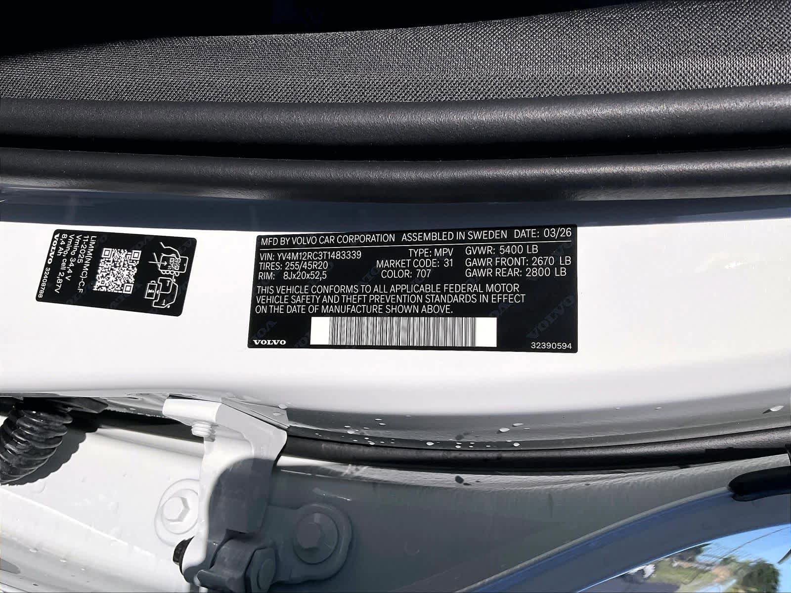 New 2026 Volvo XC60 B5 Plus w/ Climate Package AWD/4WD image 36