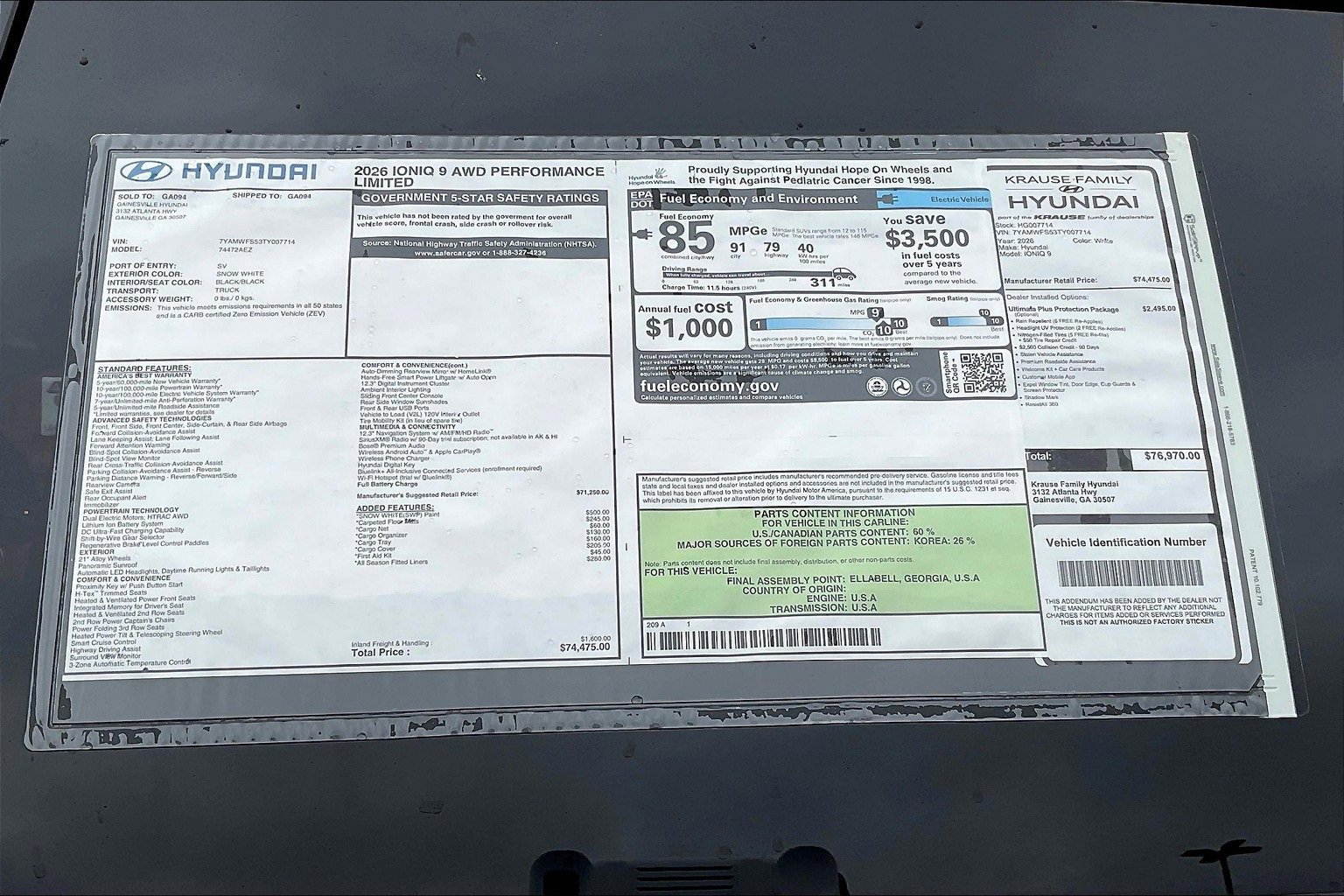 New 2026 Hyundai Ioniq 9 Limited image 14