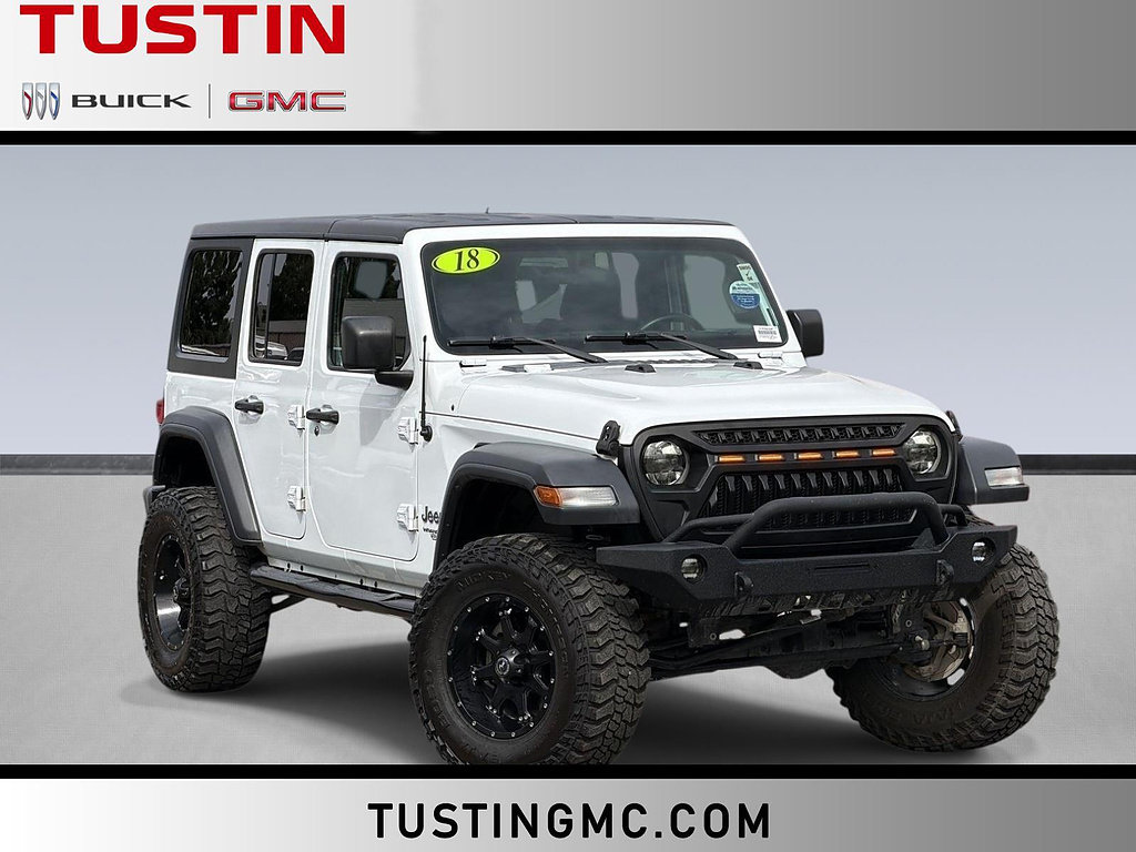 Used 2018 Jeep Wrangler Unlimited Sport S AWD/4WD image 1