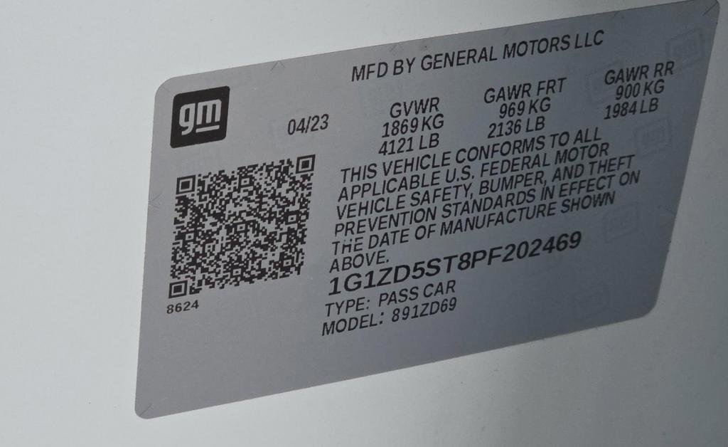 Used 2023 Chevrolet Malibu LT w/ Driver Confidence Package FWD image 17