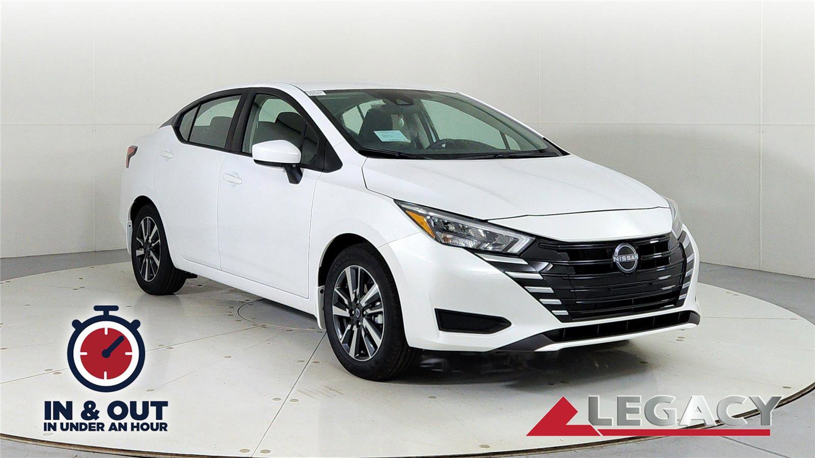 New 2025 Nissan Versa SV w/ Trunk Package