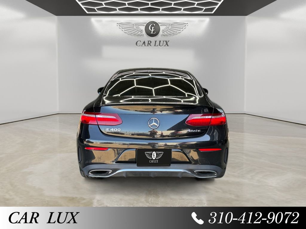 Used 2018 Mercedes-Benz E 400 4MATIC Coupe w/ Premium 3 Package image 4