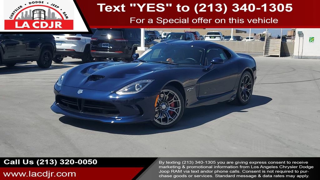 Used 2017 Dodge Viper GTC w/ GTS Interior Package
