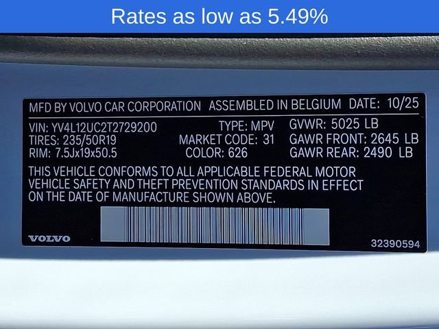 Certified 2026 Volvo XC40 B5 Plus w/ Protection Package Premier image 29