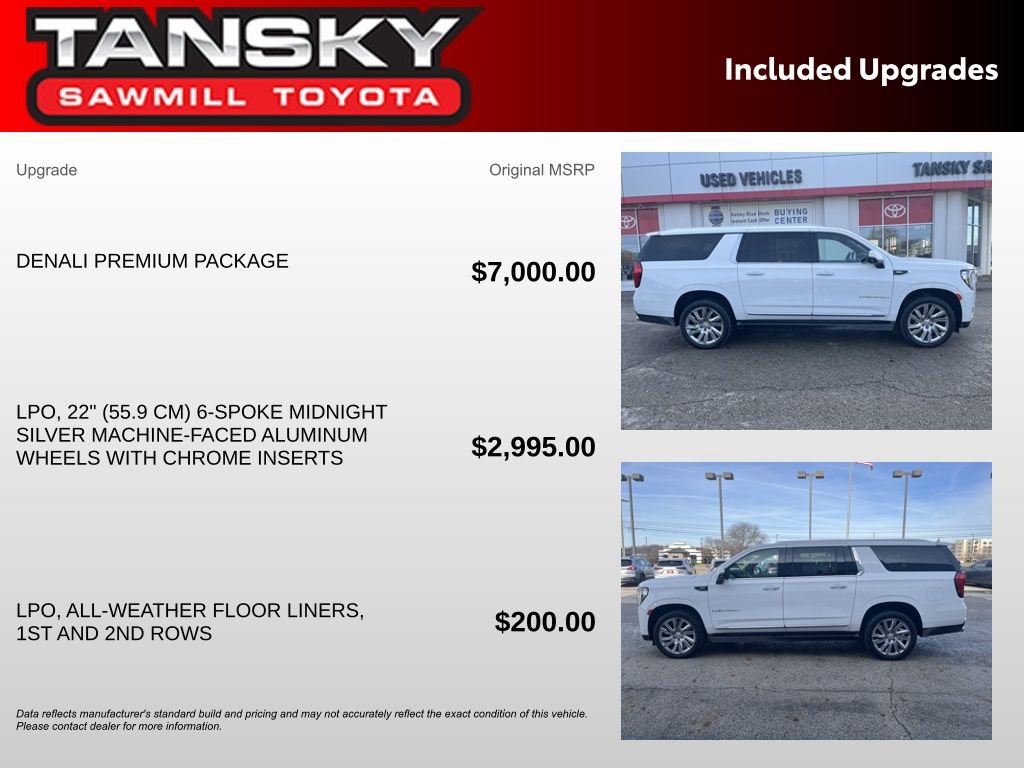 Used 2021 GMC Yukon XL Denali w/ Denali Premium Package image 33