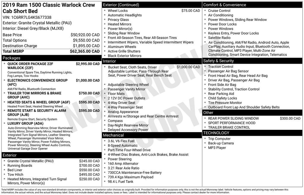 Used 2019 RAM 1500 Classic Warlock image 46