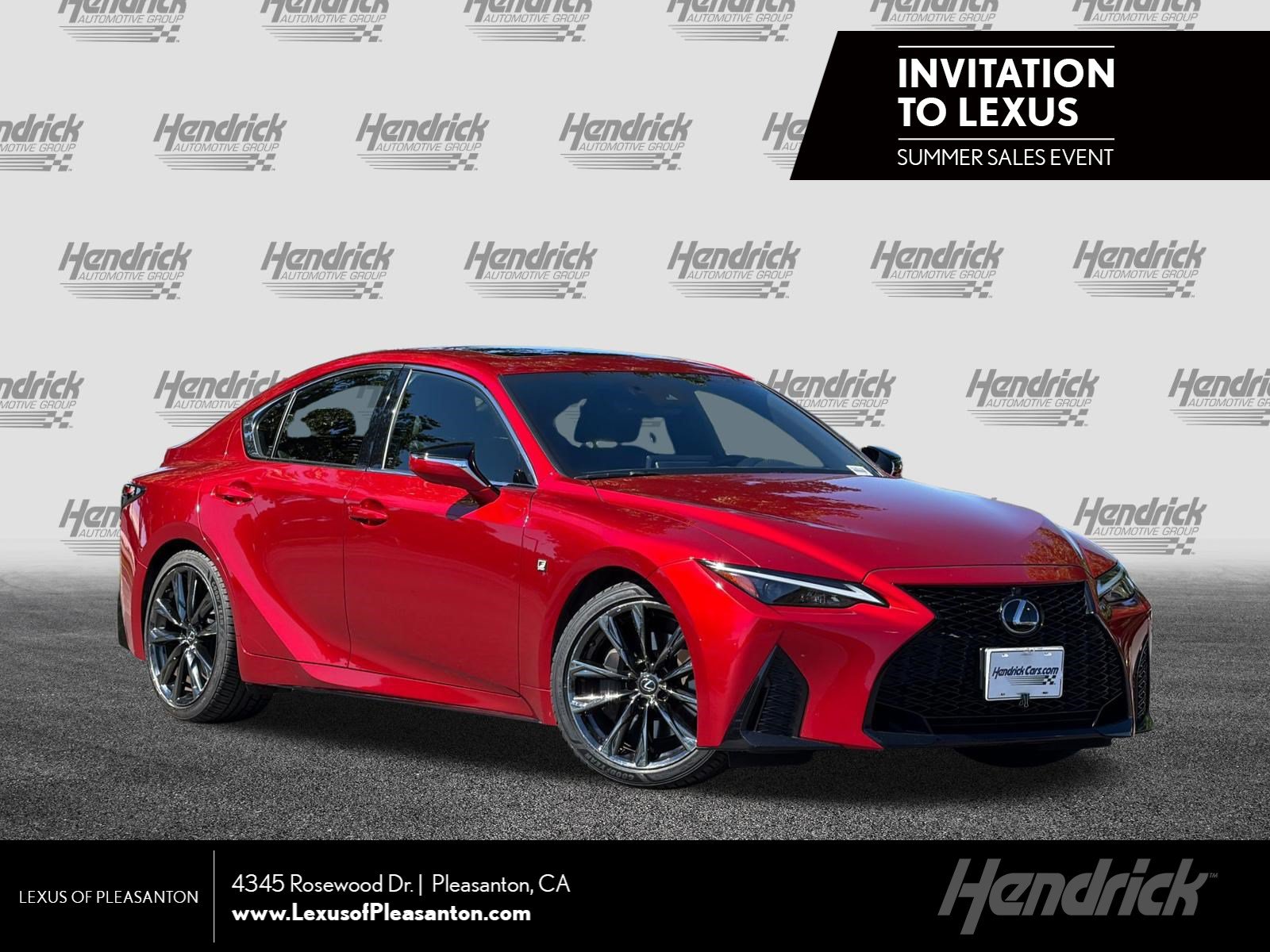 Certified 2023 Lexus IS 350 F Sport w/ Navigation Package