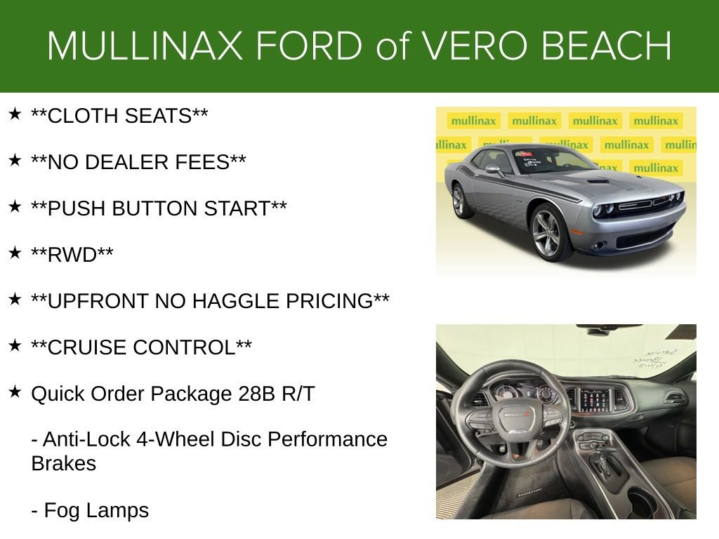 Used 2015 Dodge Challenger R/T w/ Quick Order Package 28B R/T RWD image 5