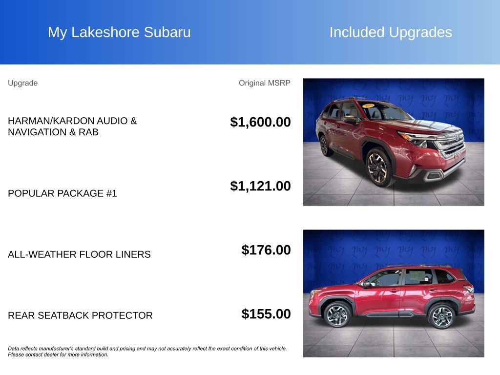 Used 2025 Subaru Forester Limited w/ Popular Package #1 image 8