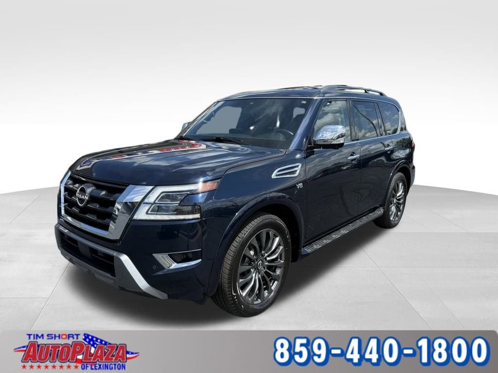 Used 2021 Nissan Armada Platinum w/ Captain's Chairs Package