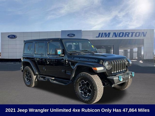 Used 2021 Jeep Wrangler Unlimited Rubicon 4xe w/ Cold Weather Group image 1