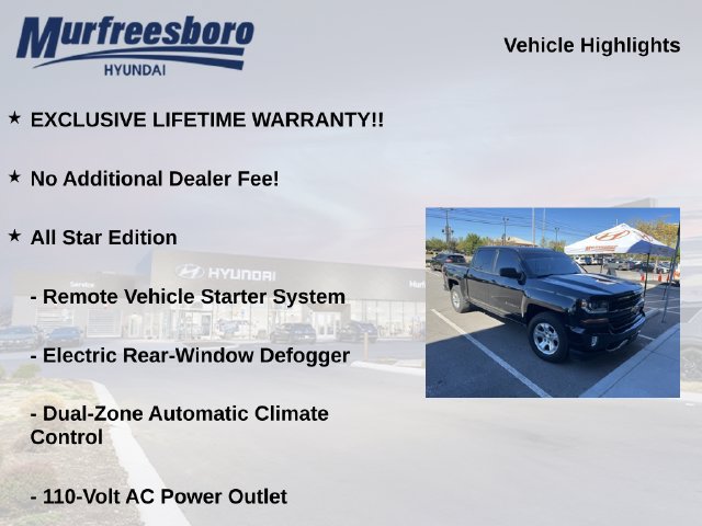 Used 2018 Chevrolet Silverado 1500 LT w/ All Star Edition AWD/4WD image 5