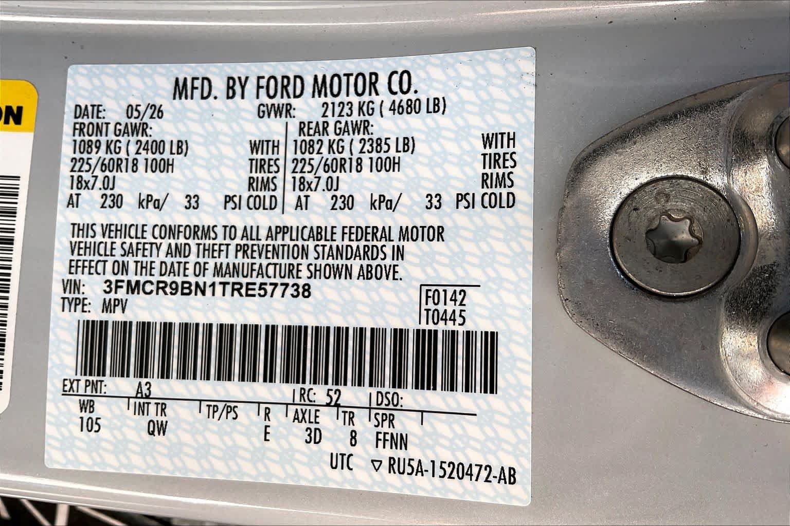Used 2026 Ford Bronco Sport Big Bend AWD/4WD image 36