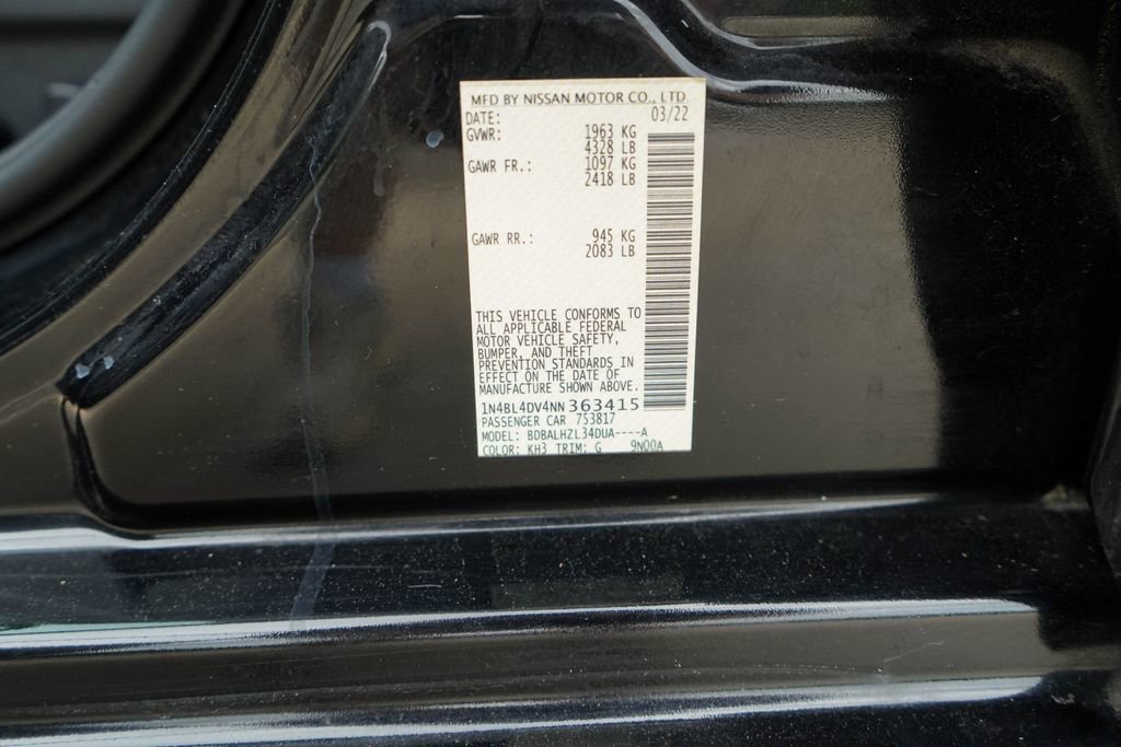 Used 2022 Nissan Altima 2.5 SV FWD image 39