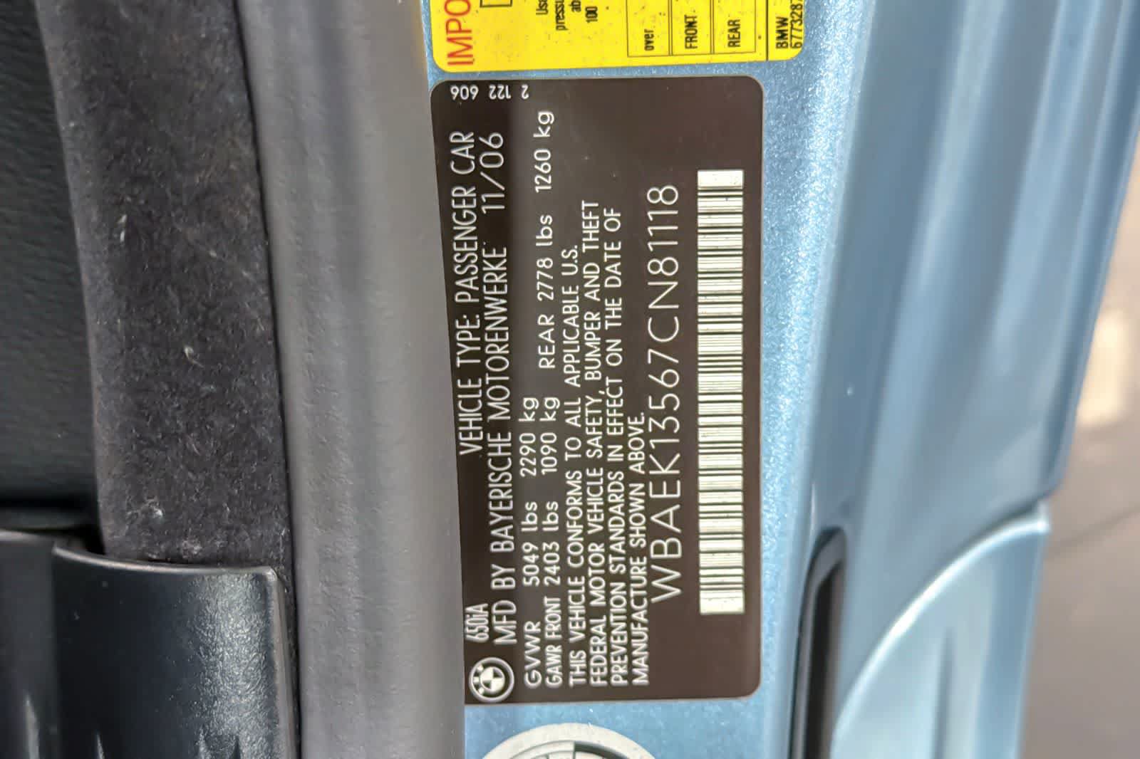 Used 2007 BMW 650i Convertible RWD image 27