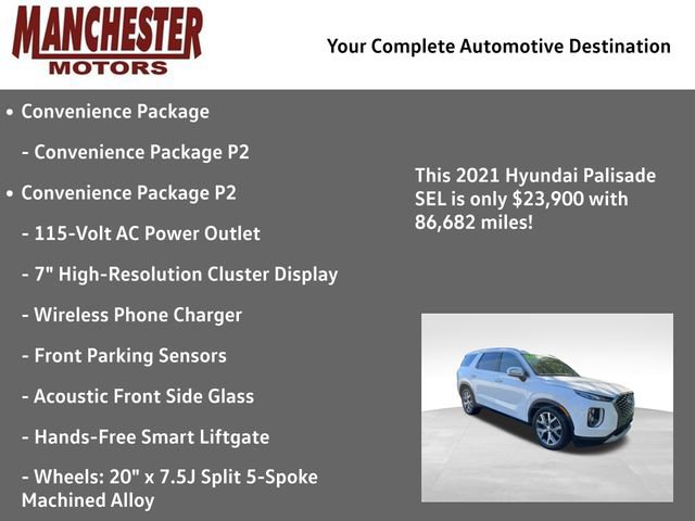 Used 2021 Hyundai Palisade SEL w/ Convenience Package AWD/4WD image 2