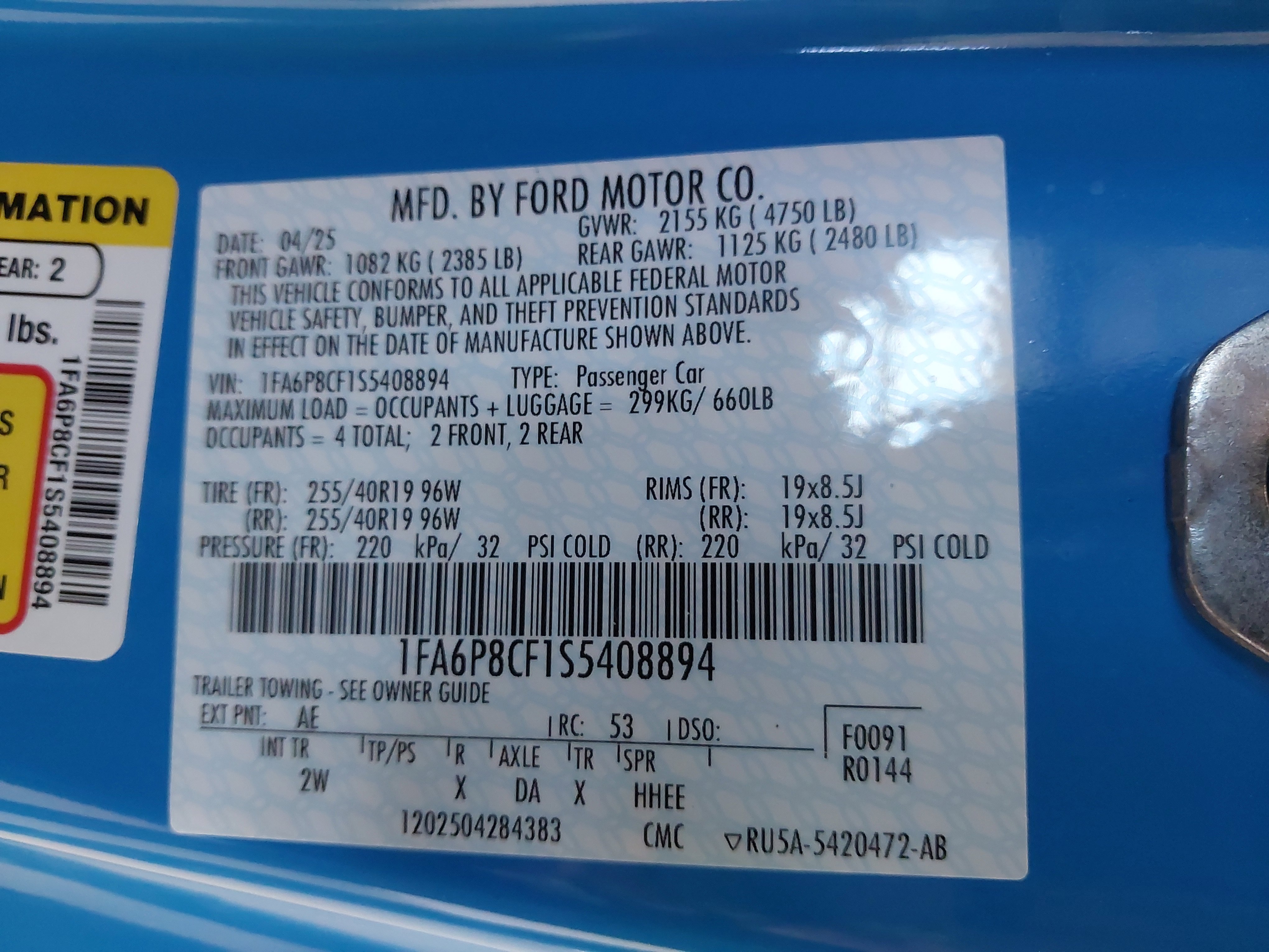 Used 2025 Ford Mustang GT image 34