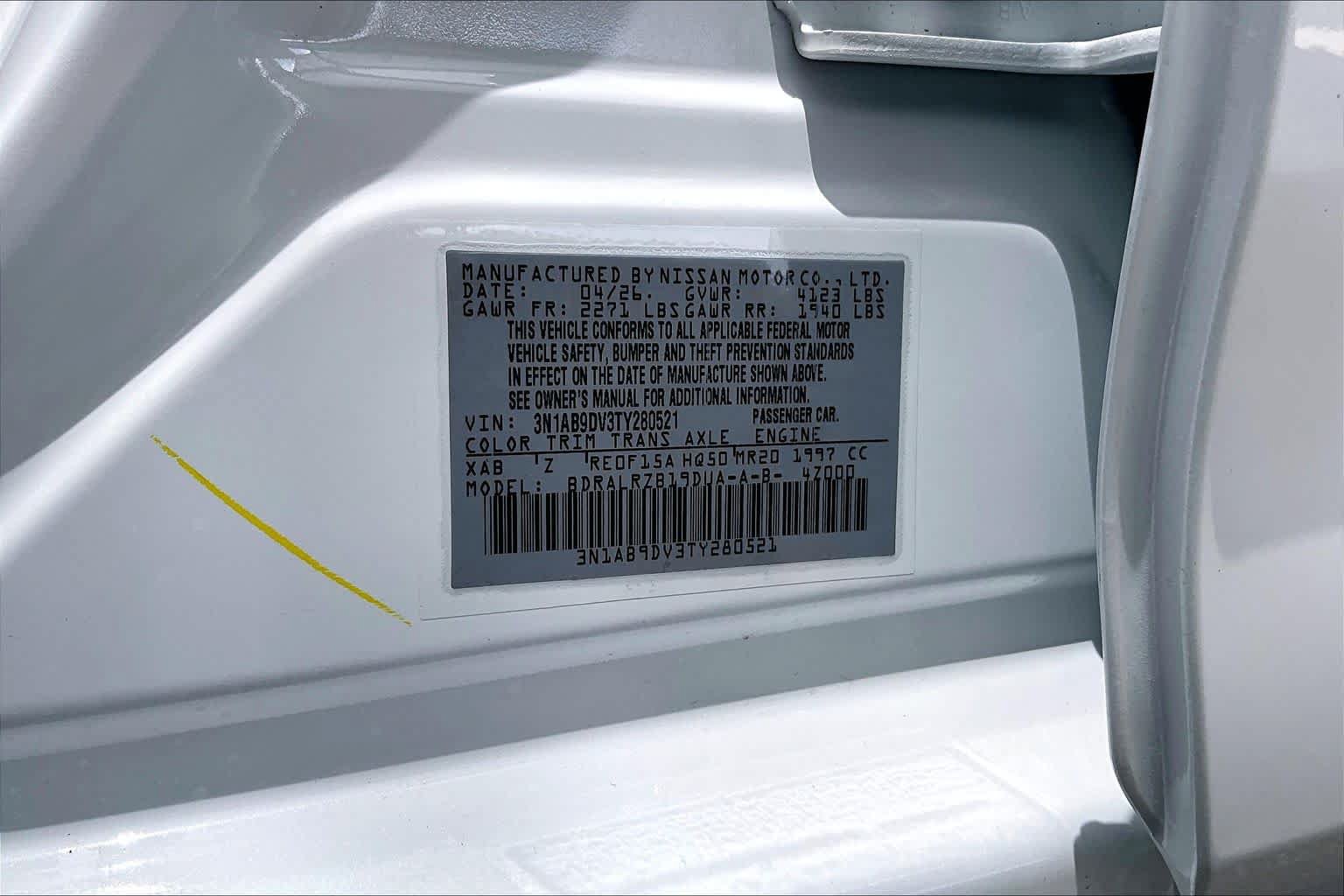 New 2026 Nissan Sentra SR w/ SR All Weather Package FWD image 14