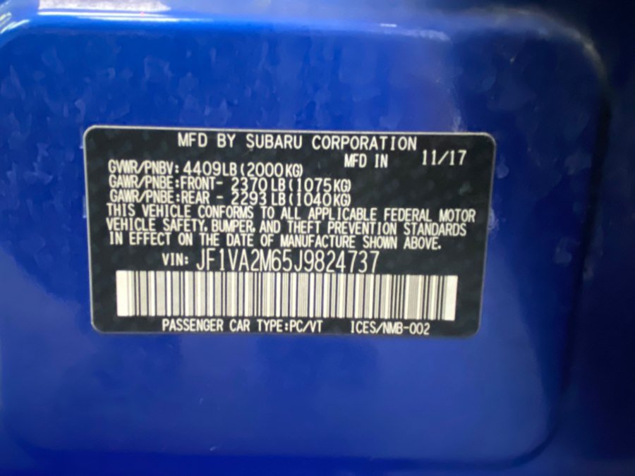 Used 2018 Subaru WRX STI AWD/4WD image 60