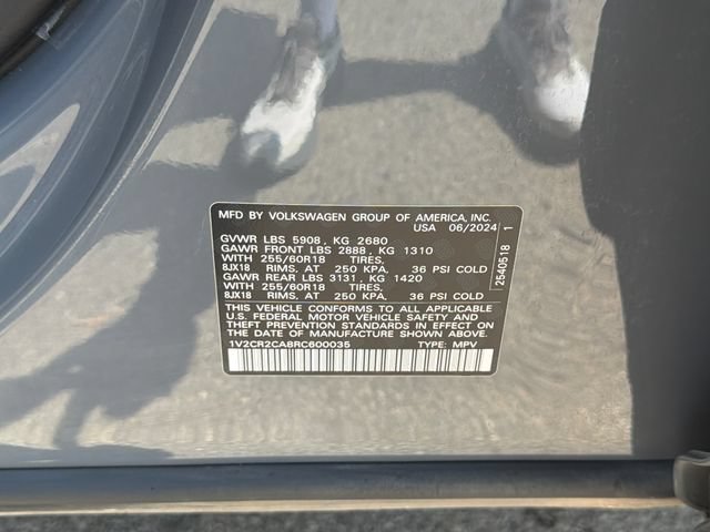 Used 2024 Volkswagen Atlas Peak Edition SE AWD/4WD image 30