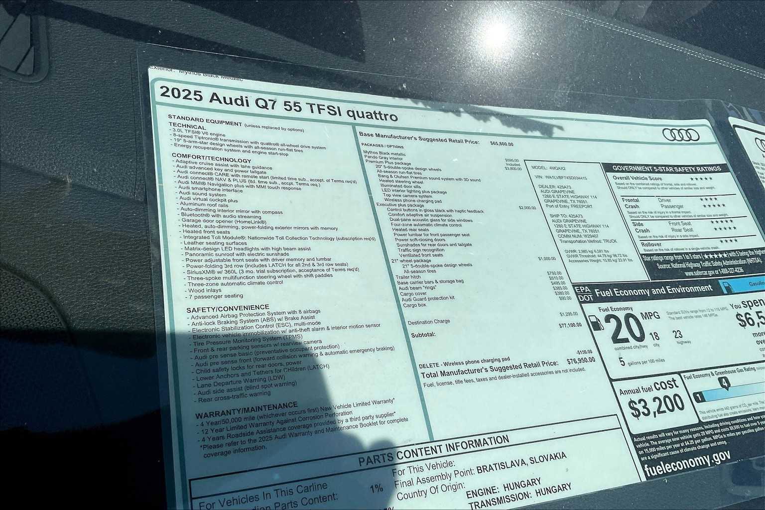 New 2025 Audi Q7 Premium Plus image 18