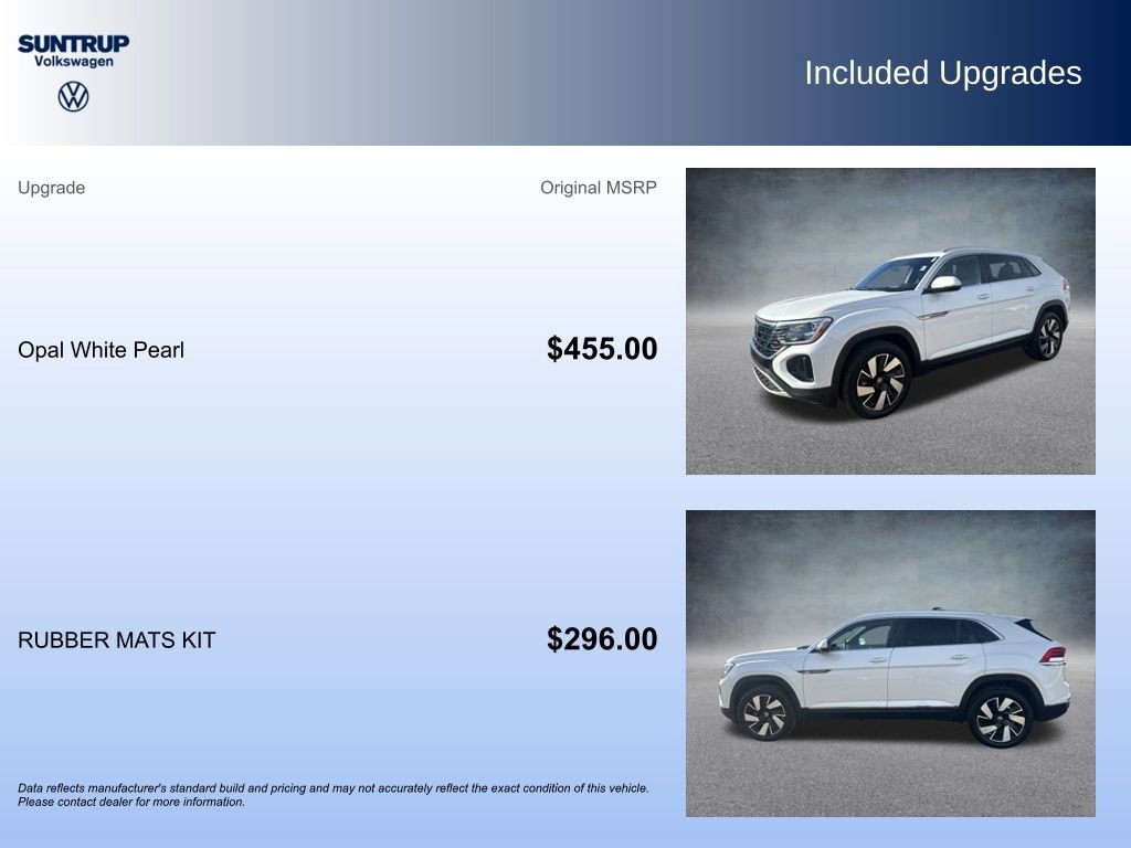 Used 2025 Volkswagen Atlas Cross Sport SEL image 2