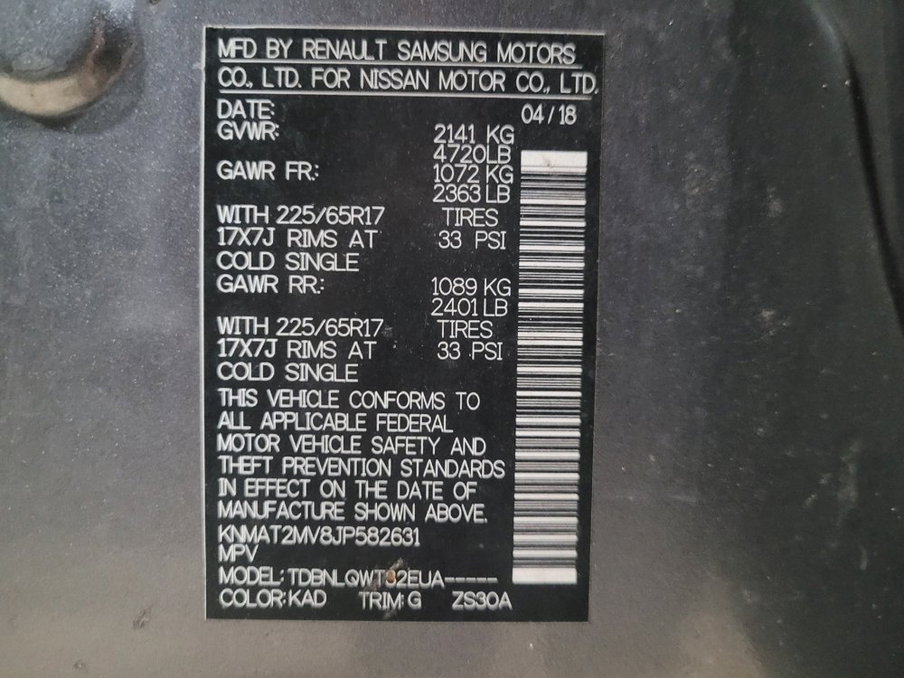 Used 2018 Nissan Rogue SV image 33