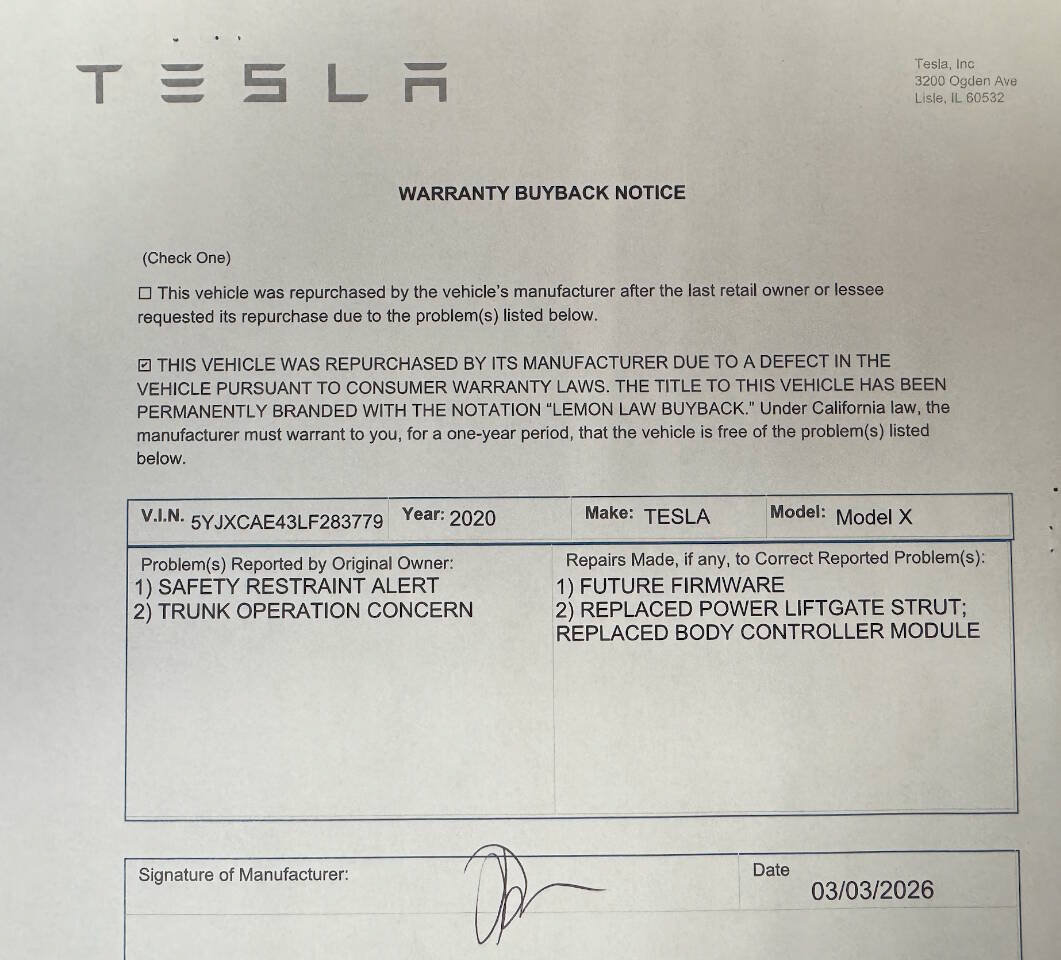 Used 2020 Tesla Model X Performance AWD/4WD image 11