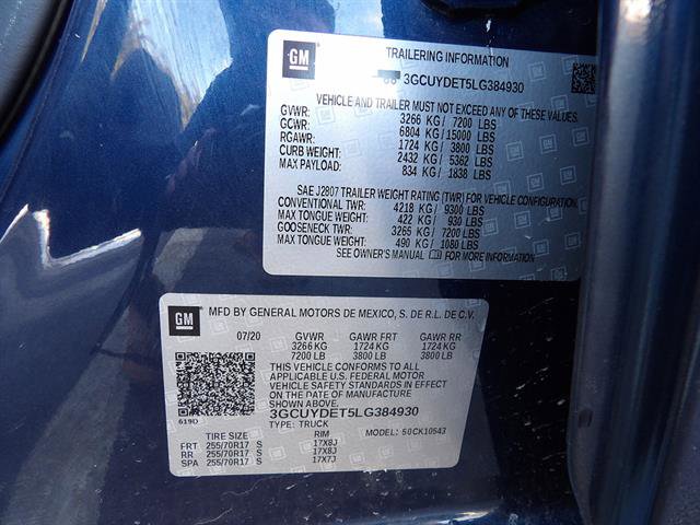 Certified 2020 Chevrolet Silverado 1500 LT w/ All-Star Edition AWD/4WD image 24