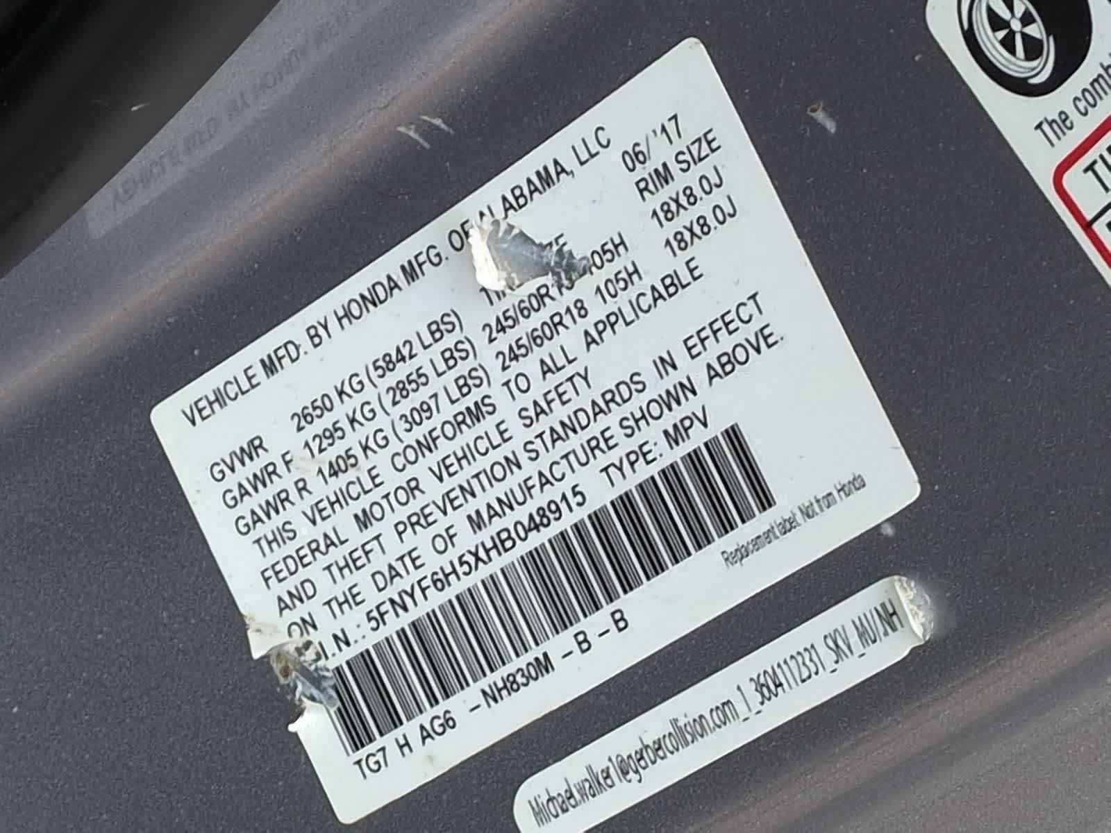 Used 2017 Honda Pilot EX-L image 38