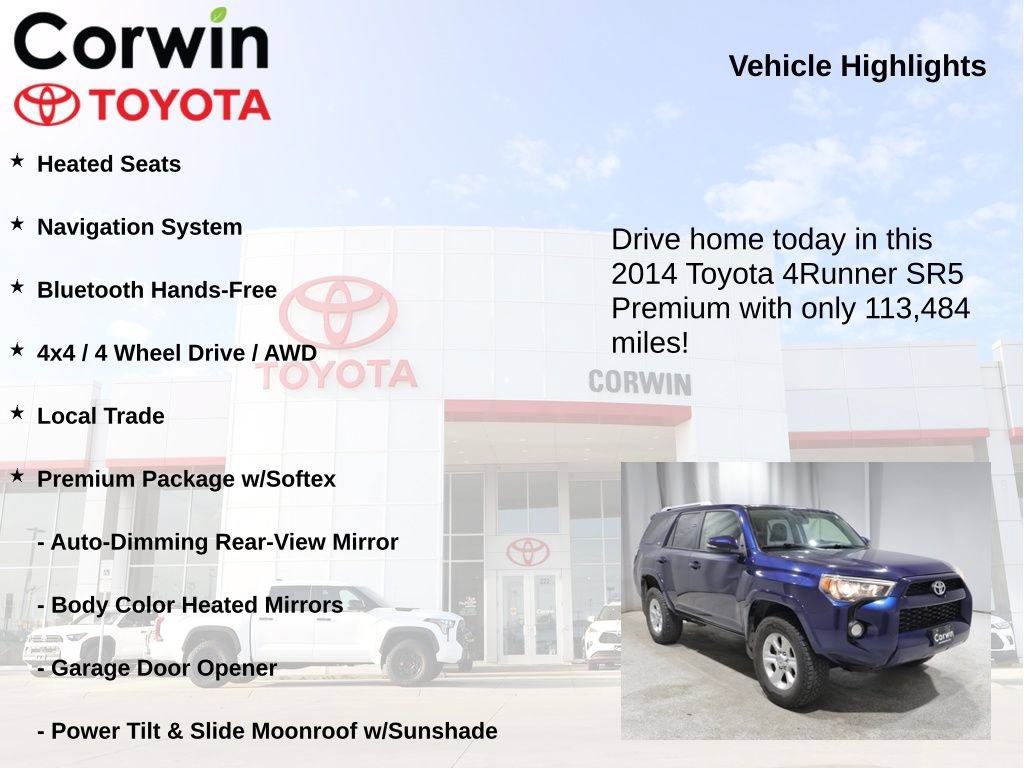 Used 2014 Toyota 4Runner SR5 Premium AWD/4WD image 6