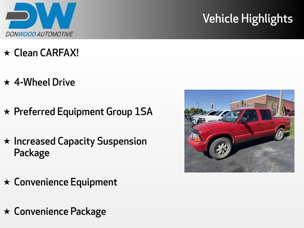 Used 2002 GMC Sonoma SLS w/ Marketing Option Pkg AWD/4WD image 3