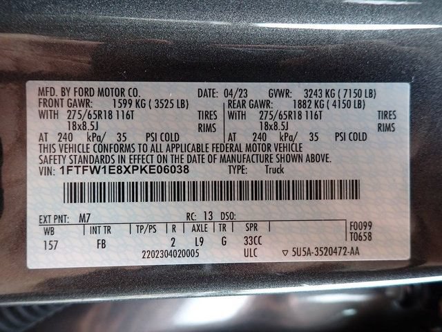 Used 2023 Ford F150 XLT w/ Equipment Group 302A High AWD/4WD image 24