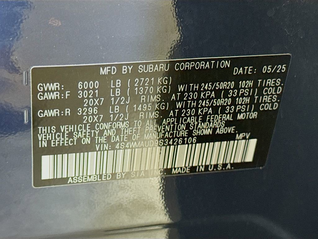 Certified 2025 Subaru Ascent Touring image 43