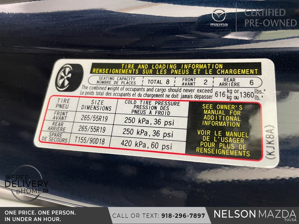 Certified 2025 MAZDA CX-90 3.3 Turbo w/ Preferred Package image 51