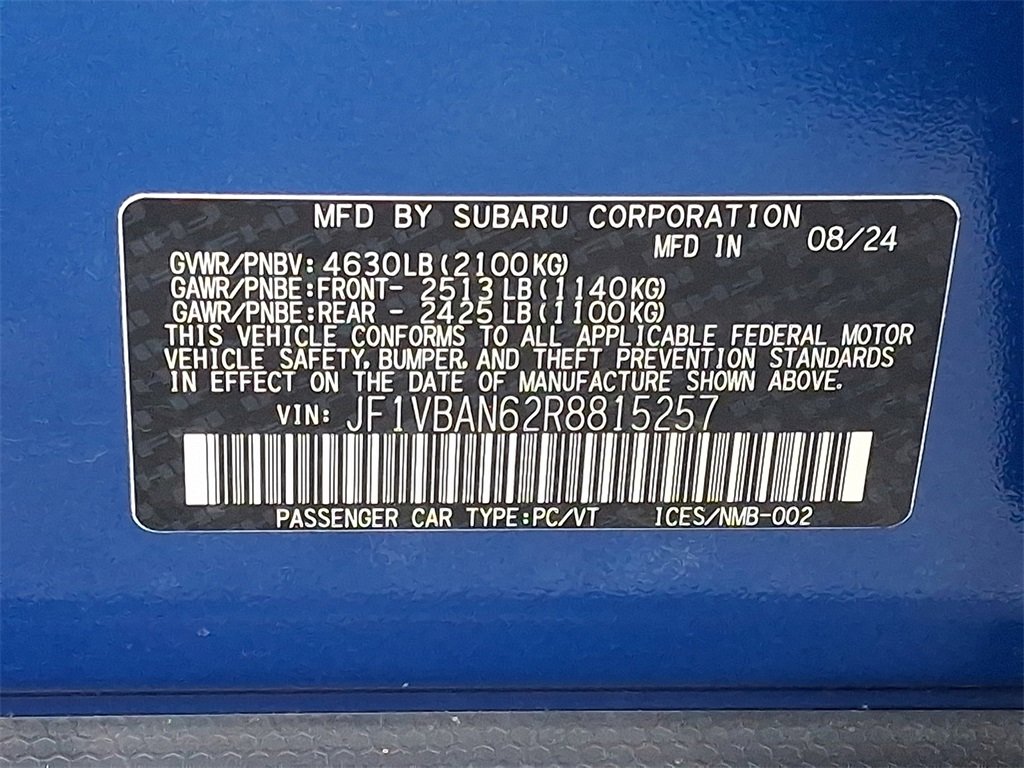 Used 2024 Subaru WRX Limited image 27