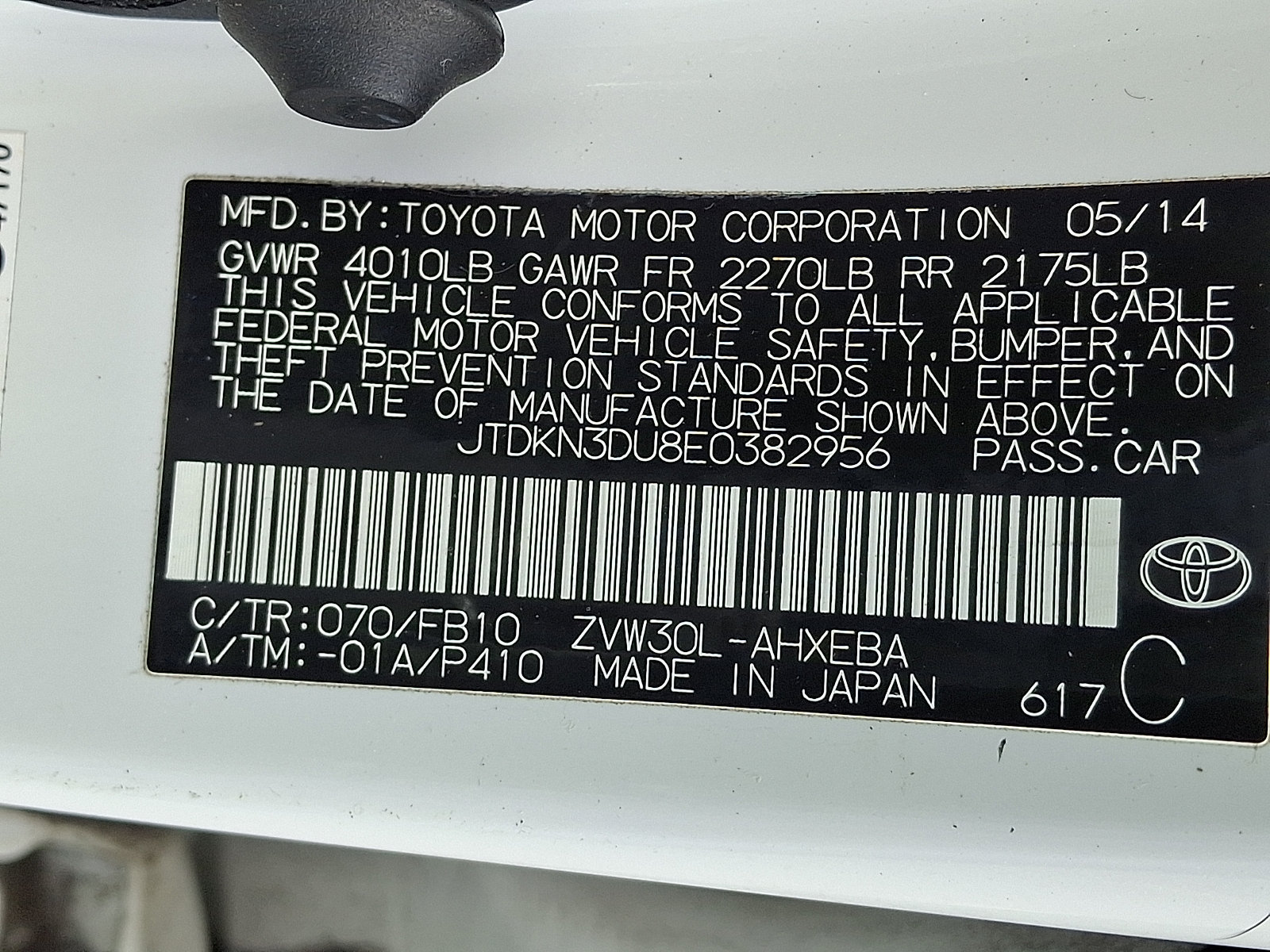 Used 2014 Toyota Prius Two FWD image 27
