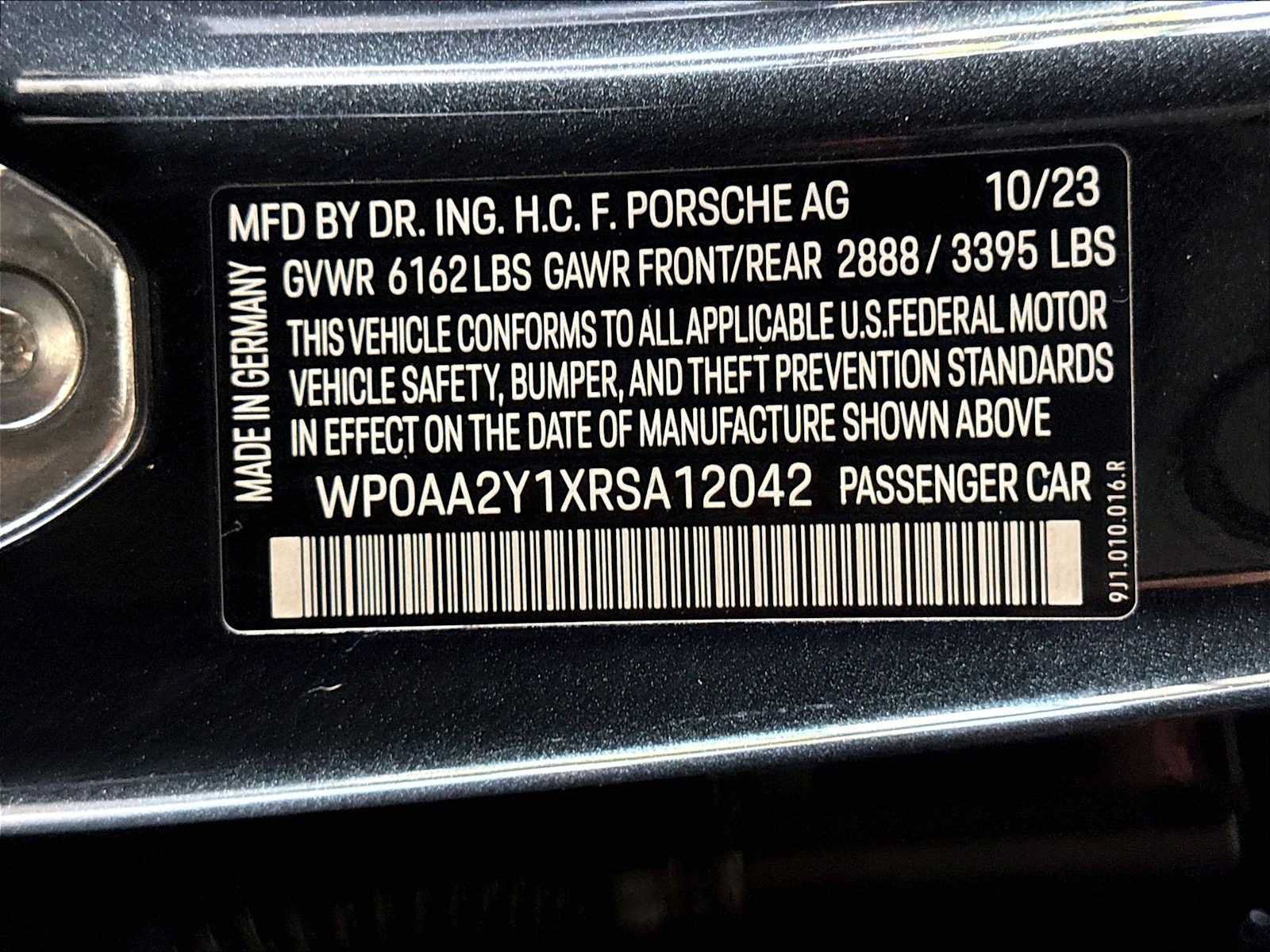 Used 2024 Porsche Taycan RWD image 37