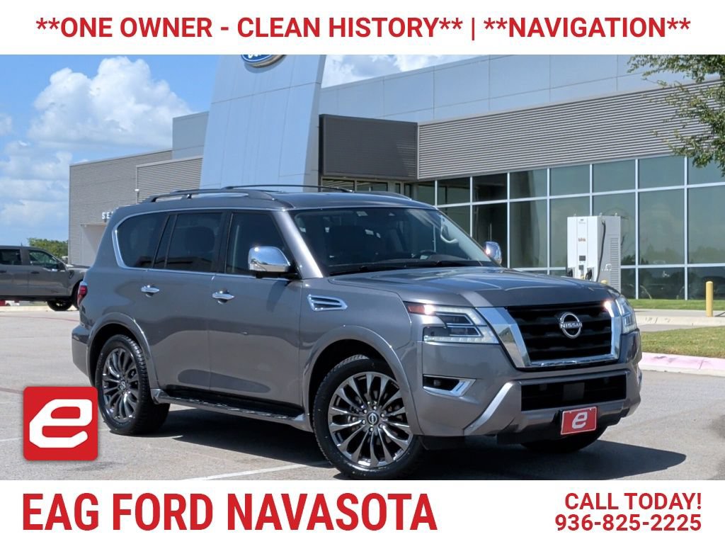 Used 2023 Nissan Armada Platinum w/ Captain's Chairs Package