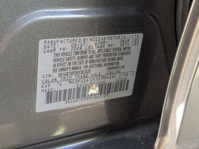 Used 2017 Nissan Sentra SR w/ SR Midnight Edition FWD image 14