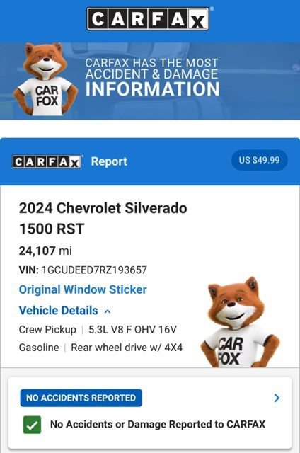 Used 2024 Chevrolet Silverado 1500 RST AWD/4WD image 6