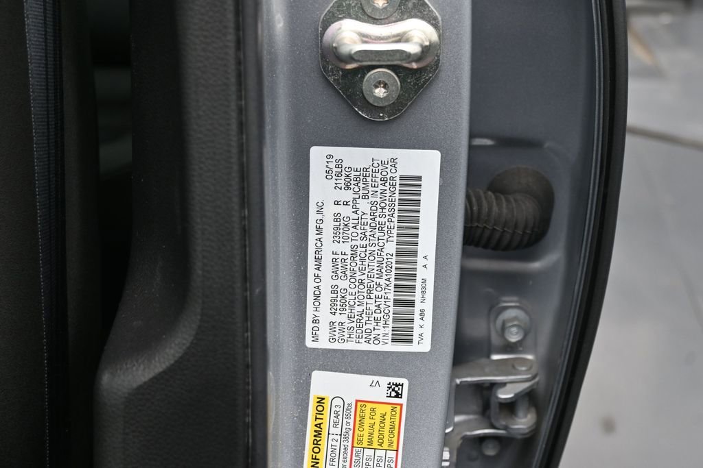 Certified 2019 Honda Accord LX image 23