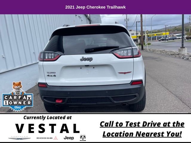 Used 2021 Jeep Cherokee Trailhawk AWD/4WD image 8
