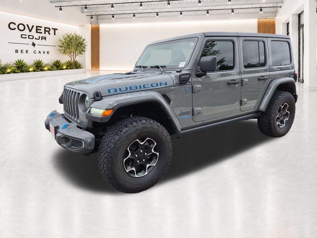 Used 2021 Jeep Wrangler Unlimited Rubicon 4xe w/ Safety Group AWD/4WD image 4