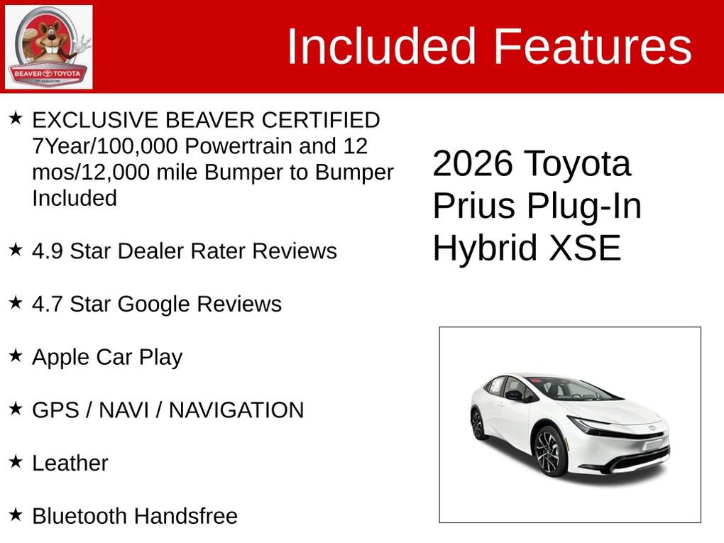 Used 2026 Toyota Prius Plug-In Hybrid FWD image 4