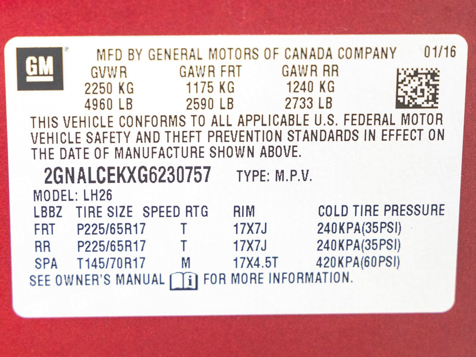 Used 2016 Chevrolet Equinox LT w/ Convenience Package FWD image 33